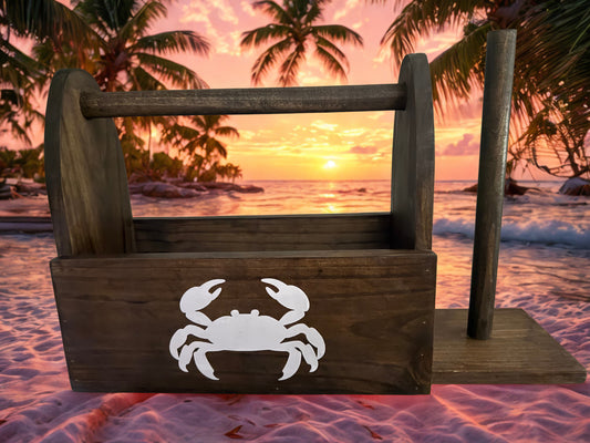 Handcrafted Crab Caddy