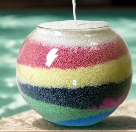 Sand Wax Candles